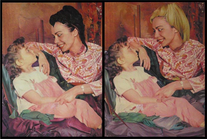 Konrad Maciejewicz, My Evil Mother / My Good Mother, kolaż na papierze, 33 x 48, 2013, fot. dzięki uprzejmości artysty
